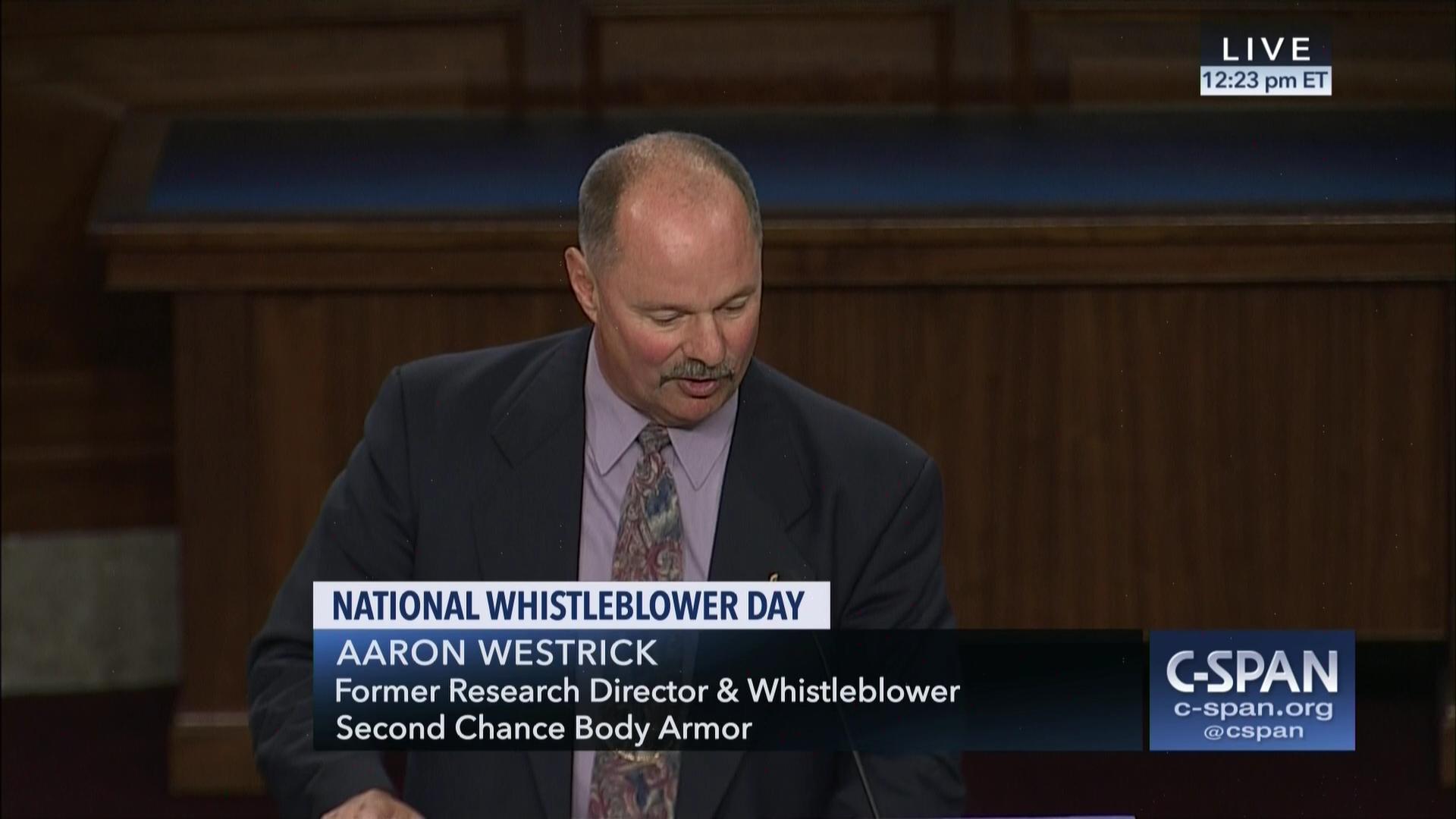 Dr. Aaron Westrick - National Whistleblower Day