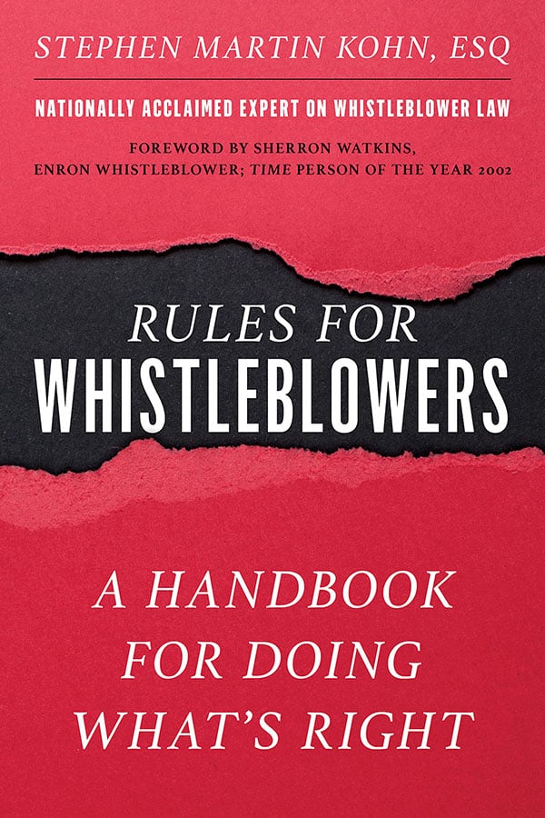 Pre-Order Rules for Whistleblowers by Stephen M. Kohn