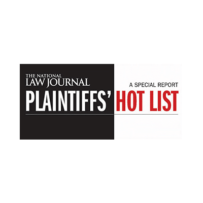 National Law Journal Plaintiffs Hot List